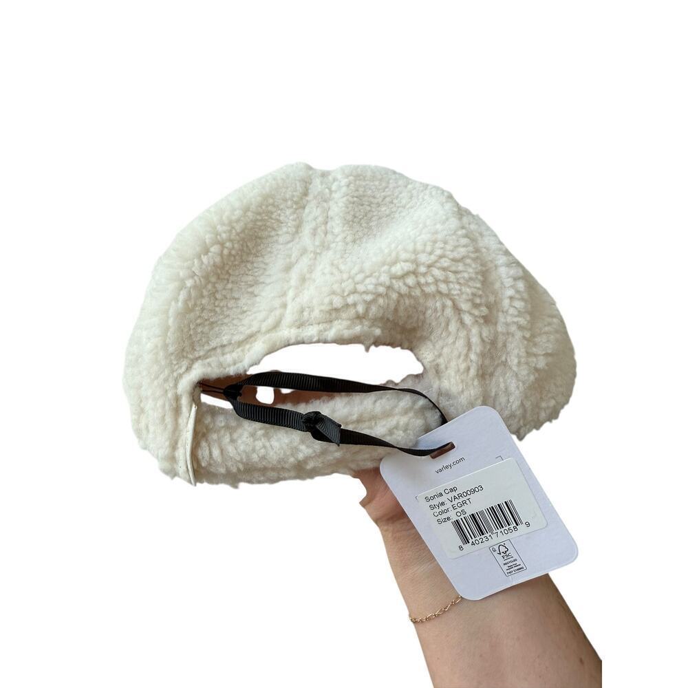 NWT Varley Women's Egret Sonia Fleece Cap One Size - Picture 5 of 7